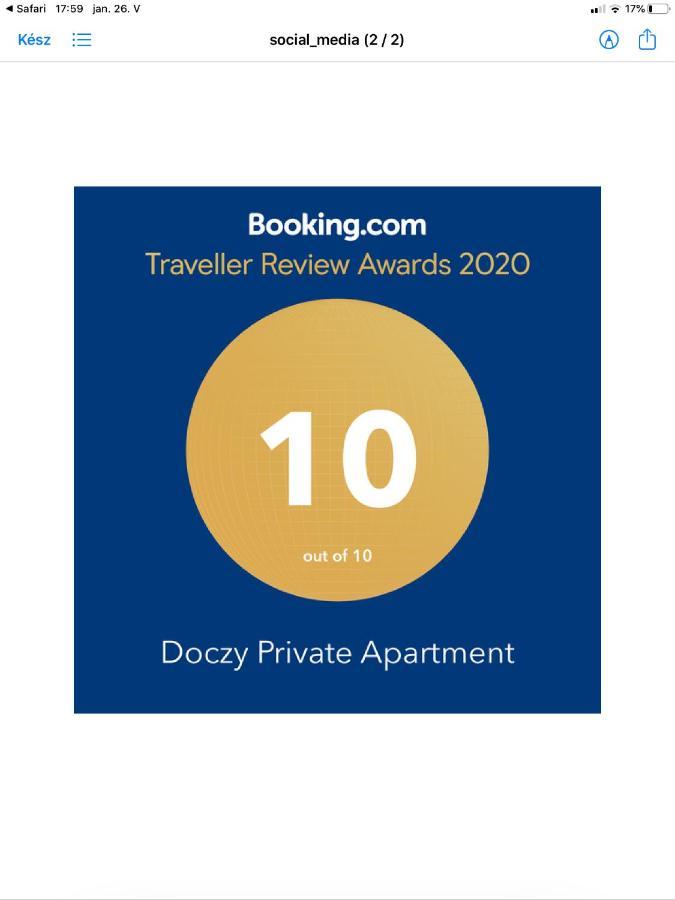 Doczy Private Apartment Дебрецен Екстериор снимка